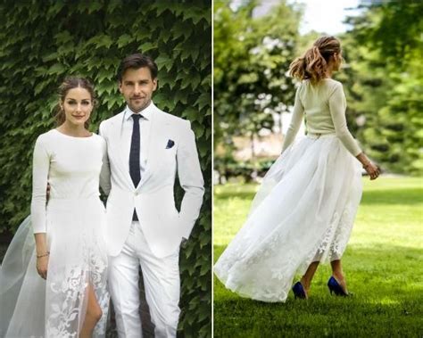 Olivia Palermo Wedding Style Celebrity Bride Celebrity Wedding Dresses