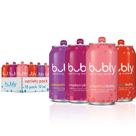 Buy Bubly Sparkling Water Perfect Punch Variety Pack 12 Fl Oz Cans