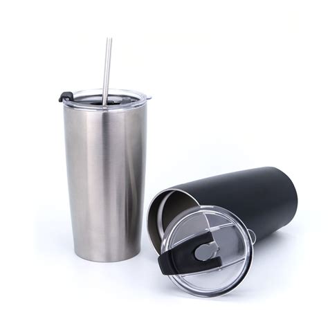 Tumbler With Straw High Quality Stainless Steel Okadi