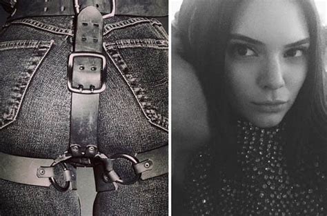 Kendall Jenner Experiments With Leather Bondage Gear In Instagram Snap