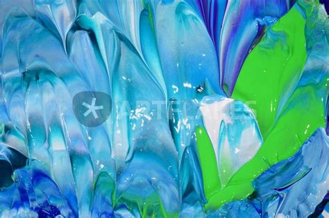 Blue Ice Crystal Painting Art Prints And Posters By Lura Art