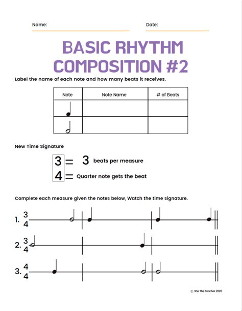 Music Theory Worksheets 1 Great Method Of Teaching Rhythm To Beginners