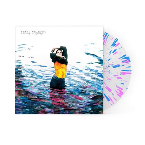 stand atlantic skinny dipping lp clear w pink and blue splatter vinyl