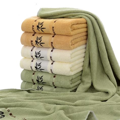 1pcs Bamboo Fiber Bath Towel 70x140cm Super Soft Absorbent Bamboo