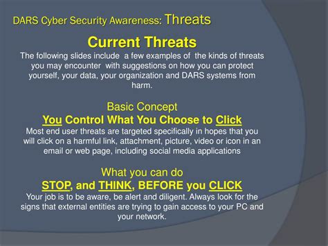It is critical that the human factor is addressed in any information security strategy. PPT - End User Cyber Security Awareness Training ...