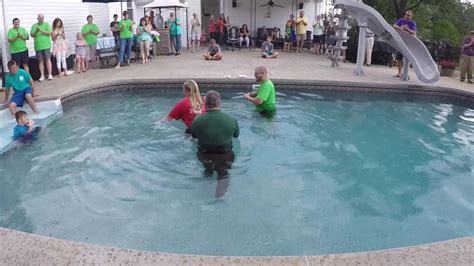 Pool Baptism Youtube