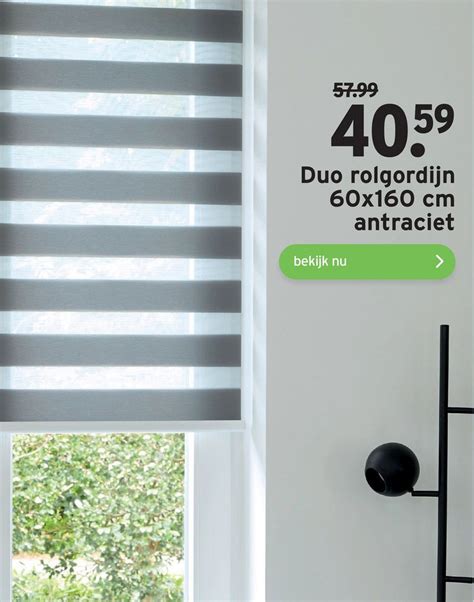 Duo Rolgordijn Aanbieding Bij Gamma