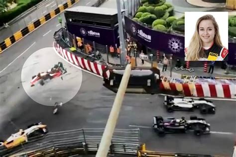 Macau Grand Prix Crash Not Caused By Track Sophia Floerschs Team Boss