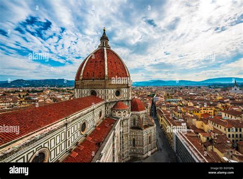 Florence Cathedral Cattedrale Di Santa Maria Del Fiore With The Dome