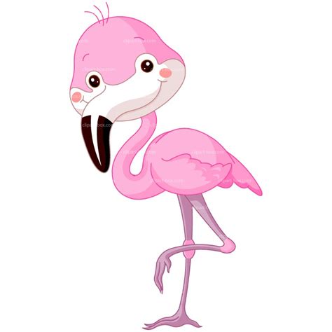 Flamingo Clip Art W Santa Hat Clipart Panda Free