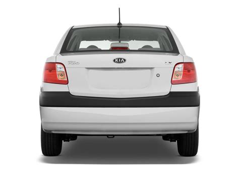 Image 2009 Kia Rio 4 Door Sedan Auto Lx Rear Exterior View Size 1024