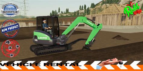 Mini Excavator Laho V15 Fs19 Landwirtschafts Simulator 19 Mods