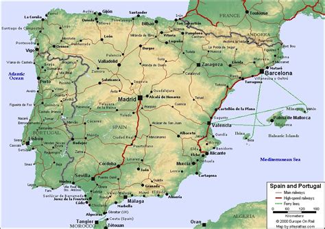 Mapas Del Mundo Mapa De Portugal Y Espana Images