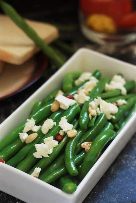 Green Bean Salad With Feta Cheese Fas Kitchen