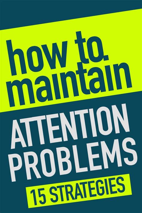 15 Strategies For Managing Attention Problems Society19 Page 15