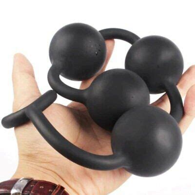 Cannonballs Giant Huge Extra Large Xl Silicone Anal Ball Beads Butt Plug Ebay