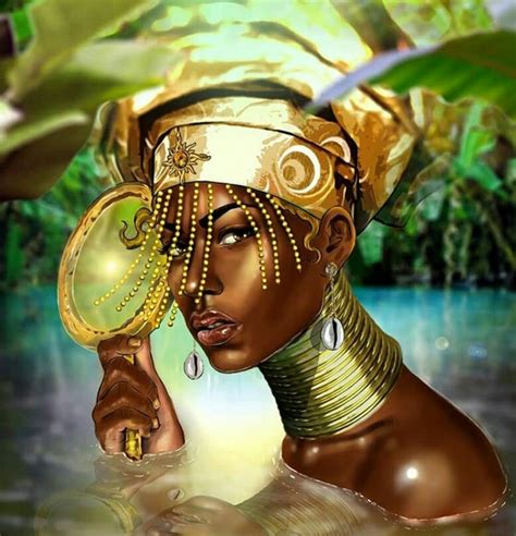 pin by enticing on love blk art african goddess oshun goddess black power art