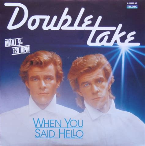 Double Take When You Said Hello Vinyl Records Lp Cd On Cdandlp
