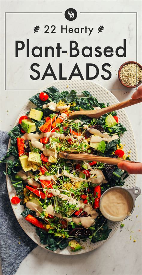 22 Hearty Plant Based Salads Minimalist Baker
