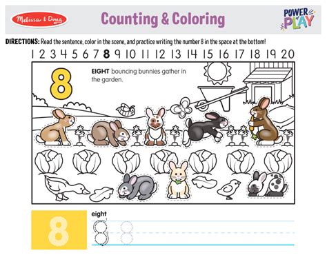 10 Fun Printables To Help Kids Practice Counting Coloring Reading And