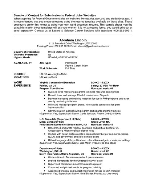 My cv is now one page long, not three. For Usa Jobs | Job resume template, Federal resume, Job resume examples