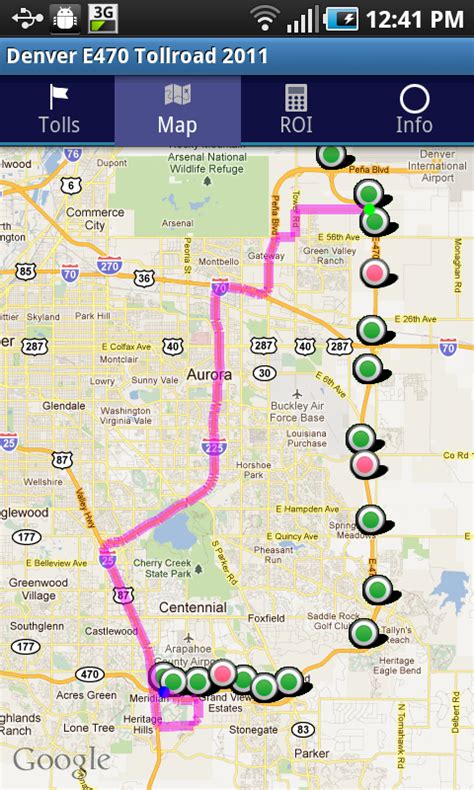 Denver Toll Roads Map
