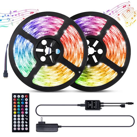 Merkury Innovations Light Strip 328 Ft Led White And Multi Color Rgb