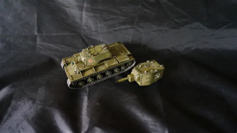 Warlord Bolt Action Soviet 28mm Kv 1kv 2 Heavy Tank With 2 Turrets