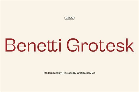 Benetti Grotesk Font Craftsupplyco Fontspace