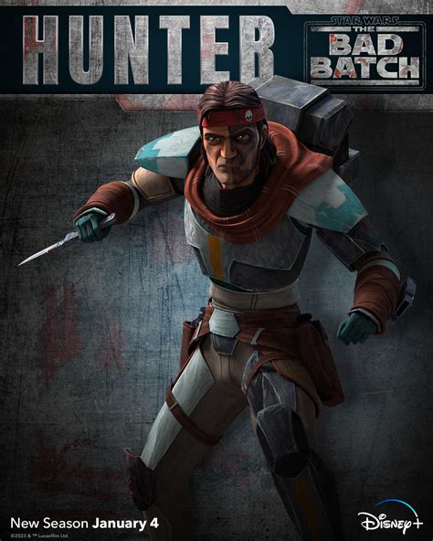 Star Wars The Bad Batch Reveals New Hunter Poster