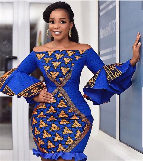 Pretty African Print Dress Ankra Dress Kitenge Dress African Dress