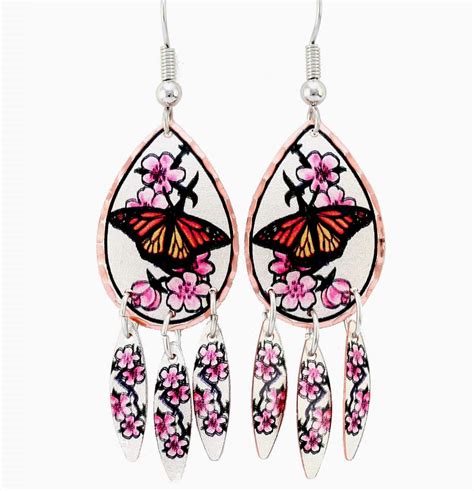 Dangle Dainty Butterfly Earrings Buy Chic Handmade Butterfly Earrings