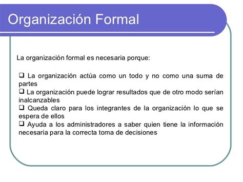 Fundamentos De Organización