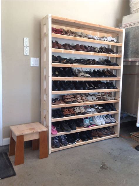 Shoe Rack Ideas 1000 Garage Storage Shelves Diy Garage Storage