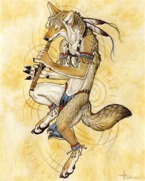 Trickster Coyote Native American Mythology Native American Art