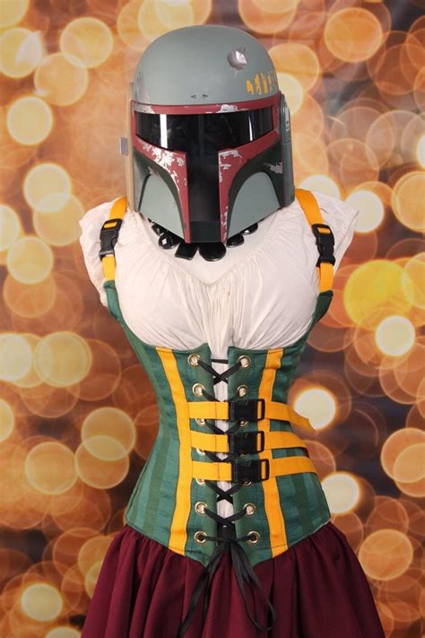 new waist 26 to 28 boba fett star wars corset star wars boba fett boba fett costume cosplay