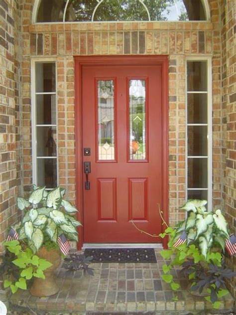 Front door colors that bring out the beauty in your brick house. Front Door Ideas for Brick Homes | Brick house front door ...