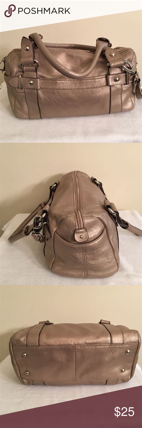 Genuine Leather Tignanello Handbag With Strap Leather Handbag