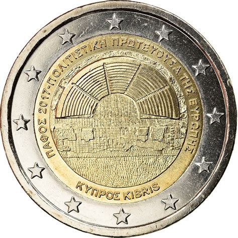 2 Euro Cyprus 2017 Km 106 Coinbrothers Catalog