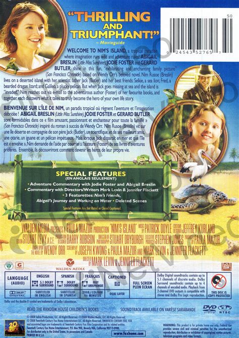 nim s island full screen edition l ile de nim bilingual on dvd movie