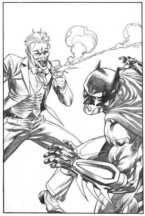 Batman Vs Joker Drawing At Getdrawings Free Download