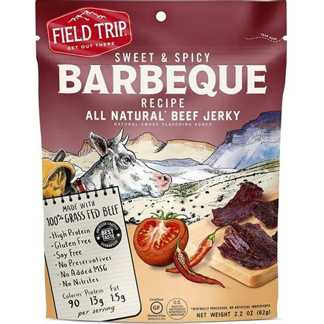 Field Trip All Natural Grass Fed Beef Jerky Sweet And Spicy 22 Ounce
