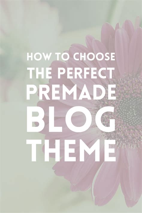 How To Choose A Premade Blog Theme ~ Elan Creative Co