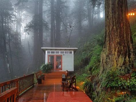 Of the 13 cabins here at northern lights resort, caribou (with new screened porch) offers the most wooded seclusion. Romantic studio in the California redwoods. - Cabins for ...