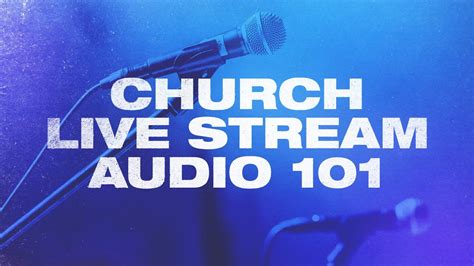 Church Livestream Audio Setup For Absolute Beginners Youtube