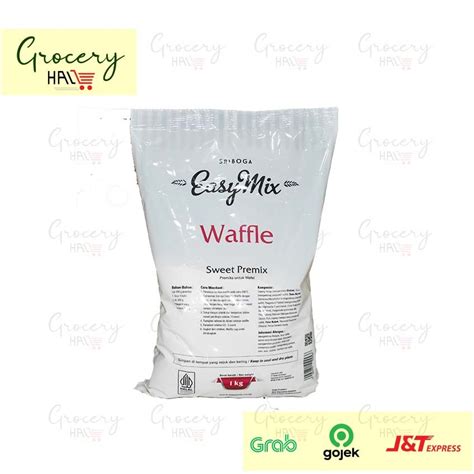 Jual SRIBOGA EASYMIX WAFFLE INSTANT MIX 1 KG Shopee Indonesia