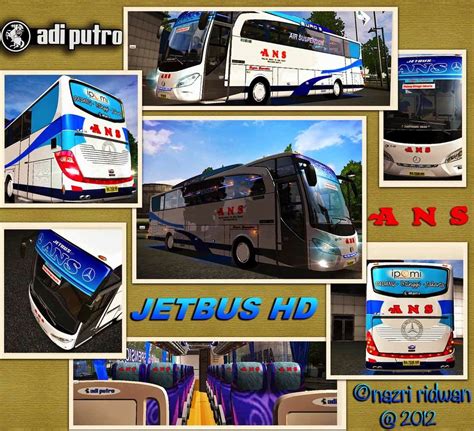 Pt.antar lintas sumatra body ; Livery ANS Jetbus by Zev Kenshin - Zaza Art Team