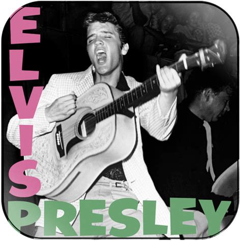 Elvis Presley Rocker Album Cover Sticker