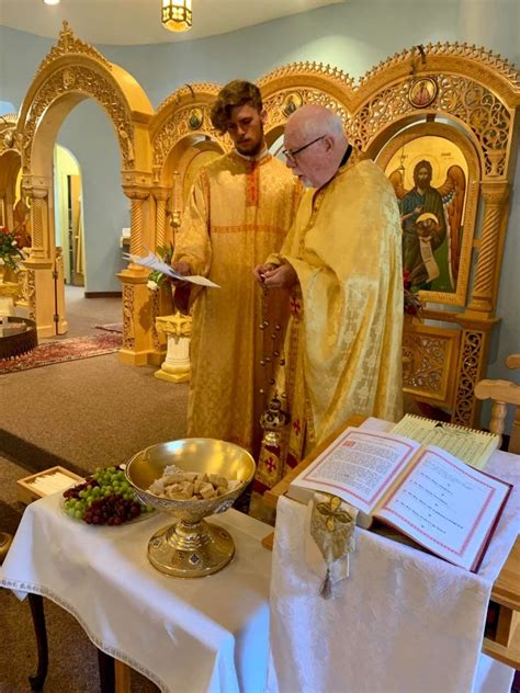 Blessing Of Fruit For The Transfiguration St Ann Melkite Catholic Church