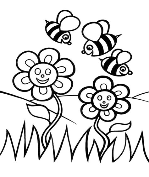 Spring flower coloring pages free printable coloring pages flowers beautiful with zamerpro. Spring flower coloring pages to download and print for free